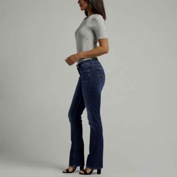 Silver Jeans Suki Mid Rise Slim Boot Bootcut Stretchy Denim Western size 31 Long - Picture 13 of 13